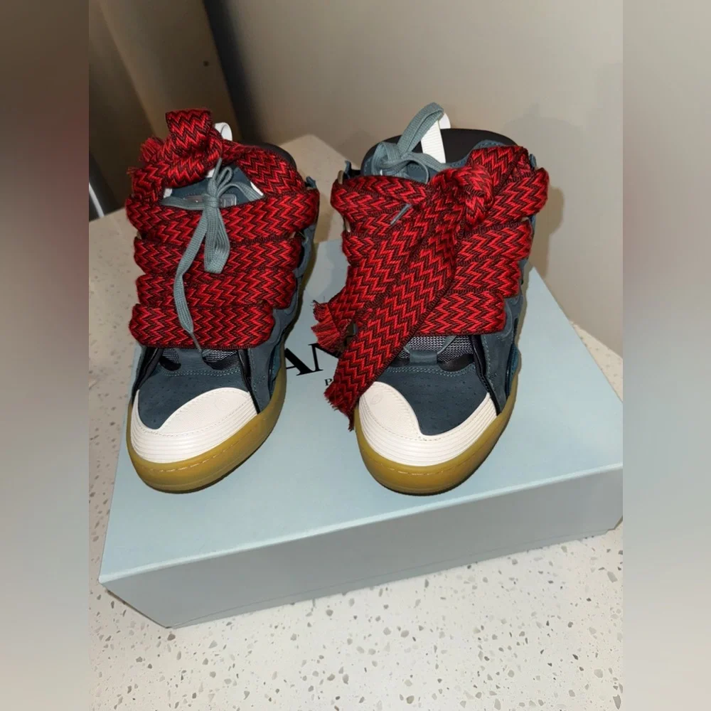 Lanvin Curb Low Top Sneakers - Picture 1 of 4